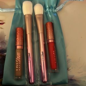 LIVEGlam Makeup Brushes and Liquid Lippies